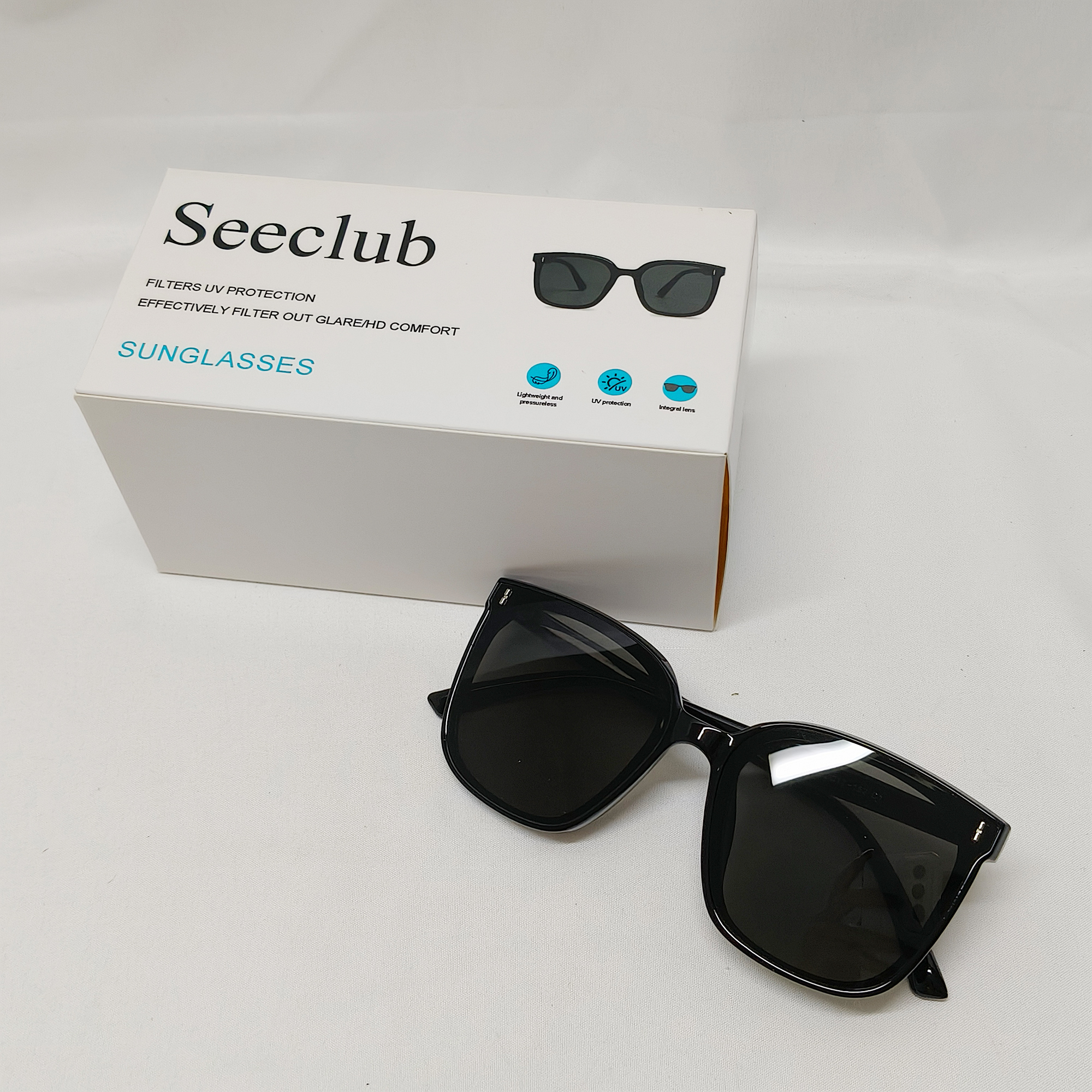 Seeclub-Sunglasses-Classic Sunglasses, Women Vintage Sunglasses. - Image 6
