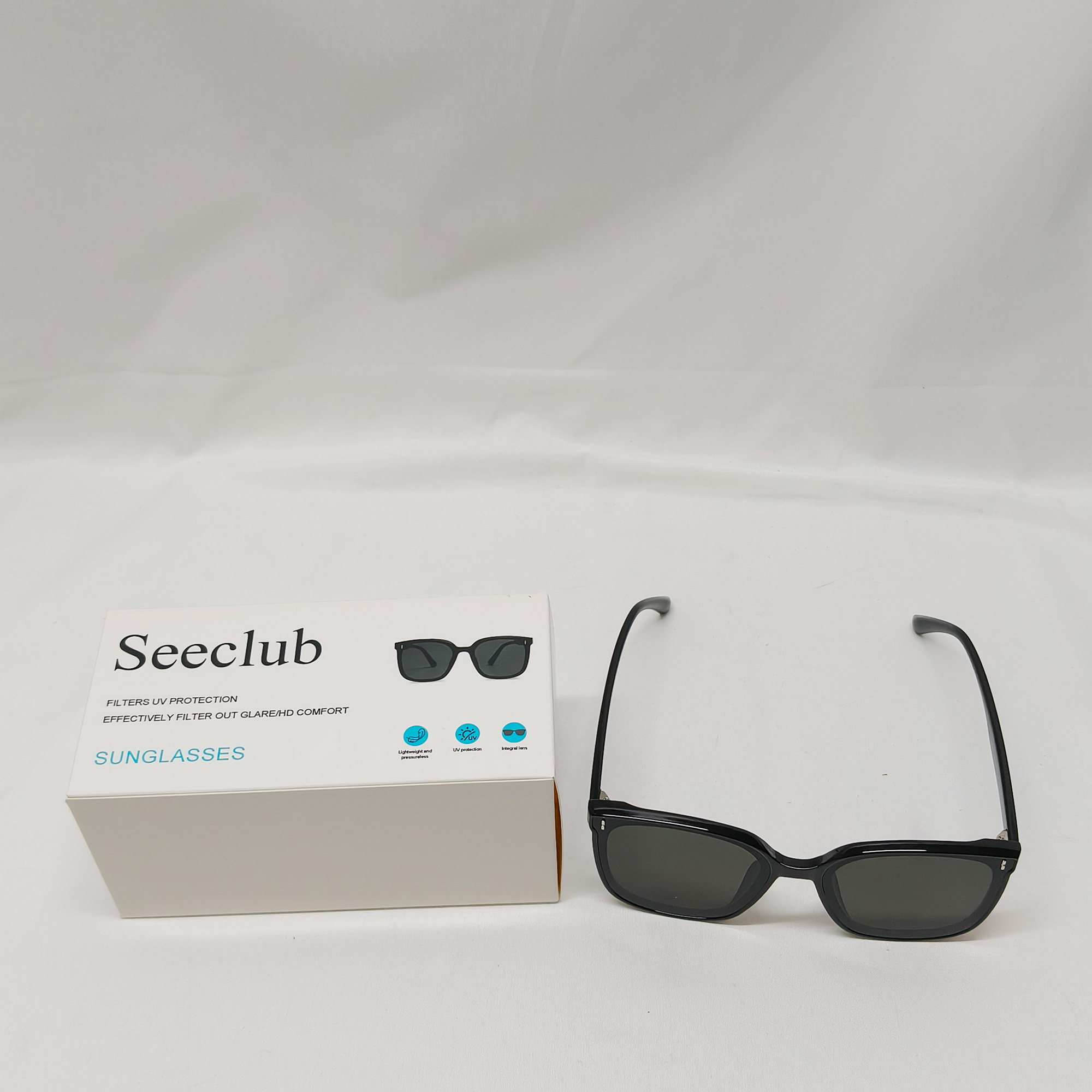 Seeclub-Sunglasses-Classic Sunglasses, Women Vintage Sunglasses. - Image 3