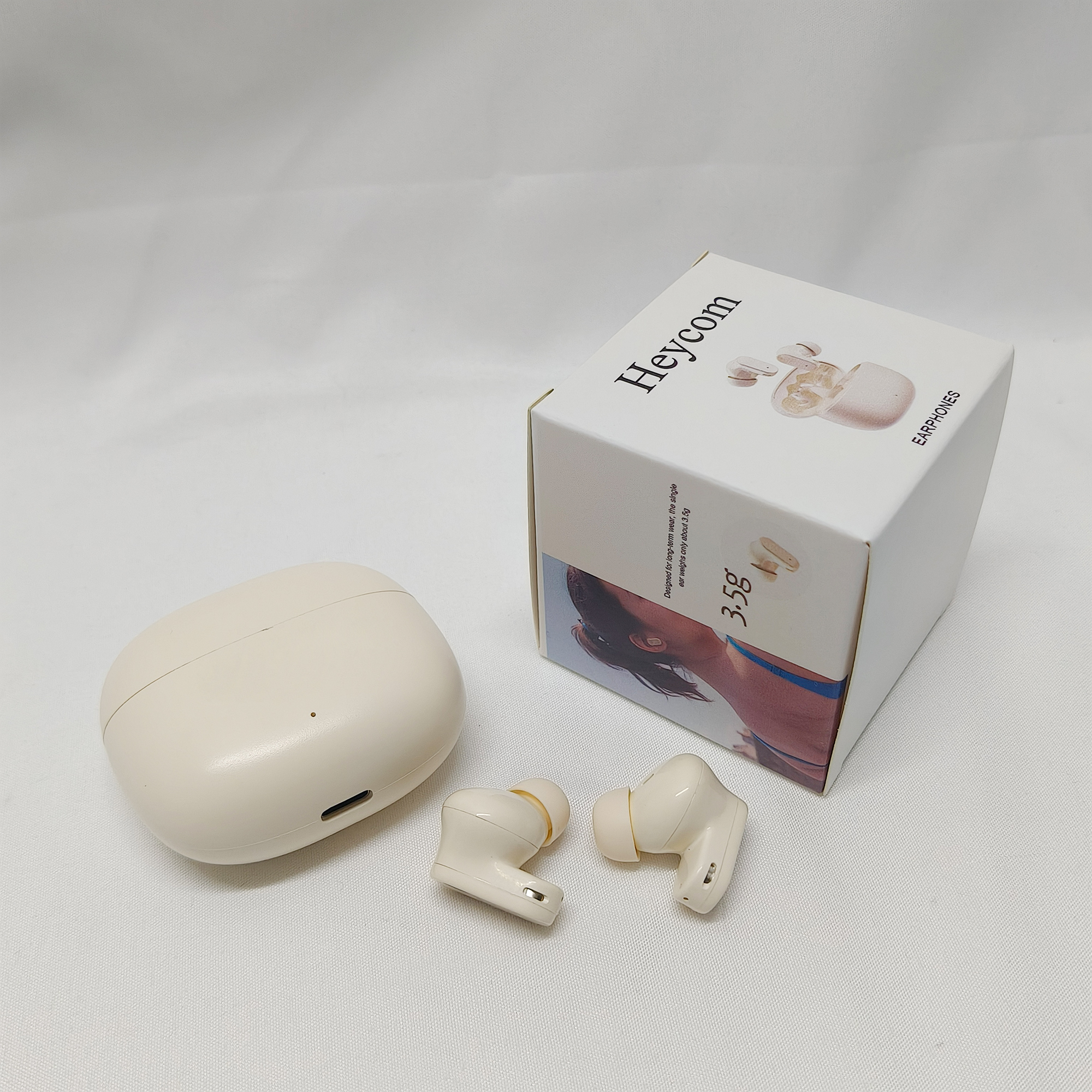 Heycom-Earphones-Wireless Earbuds, Bluetooth 5.4 Ear Buds LED Power Display Headphones Bass Stereo, Bluetooth Earbuds in-Ear Noise Cancelling Mic - Image 8