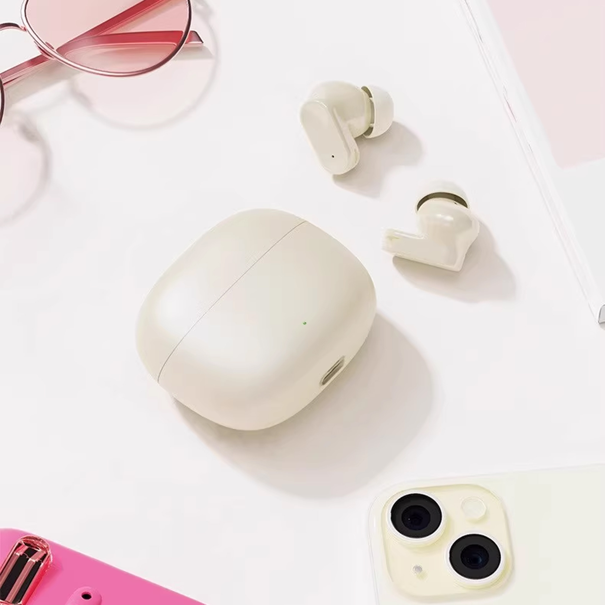 Heycom-Earphones-Wireless Earbuds, Bluetooth 5.4 Ear Buds LED Power Display Headphones Bass Stereo, Bluetooth Earbuds in-Ear Noise Cancelling Mic - Image 2